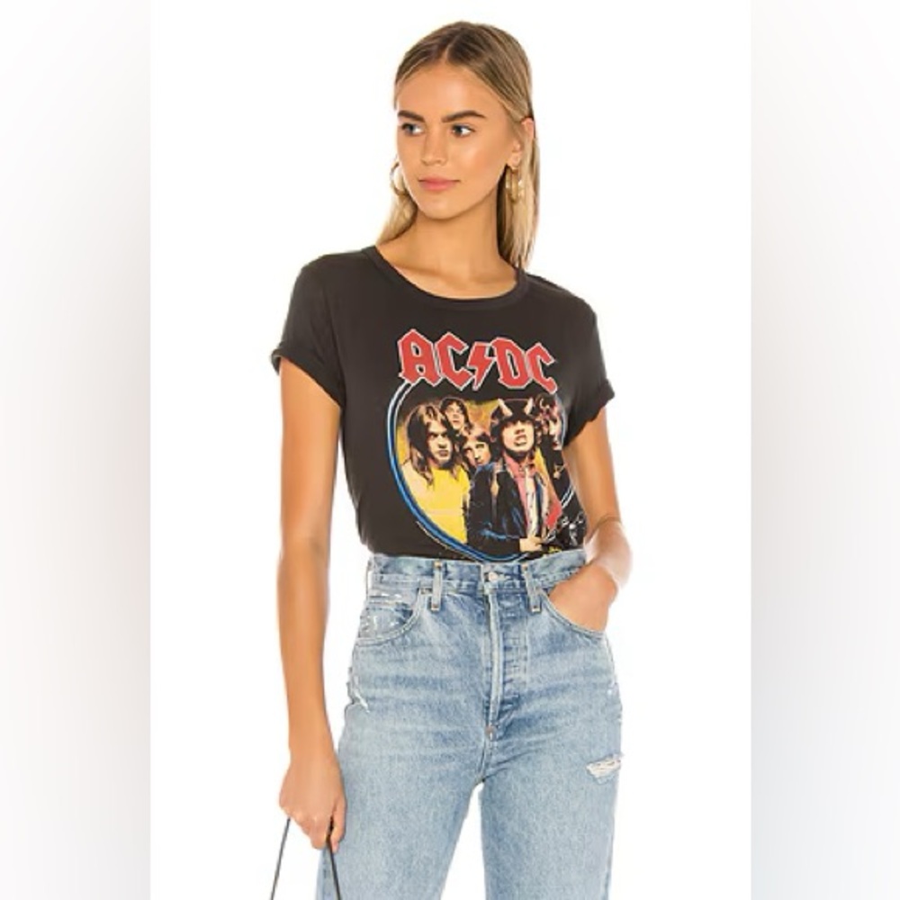 Chaser AC/DC Highway To Hell Tour Tee in Very Black